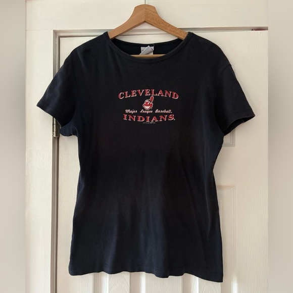 Cleveland Indians Genuine Merchandise Navy Top‎ Size Large - Picture 1 of 4